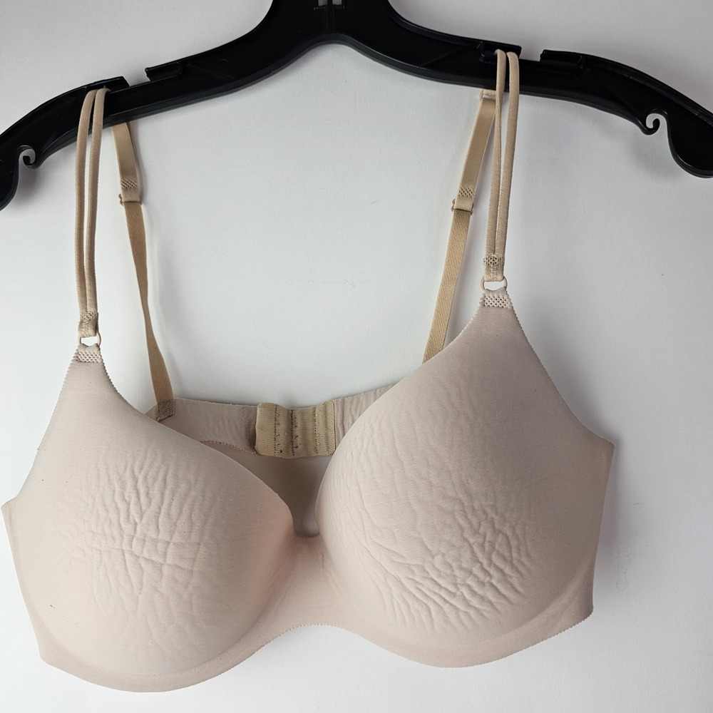 Wacoal Bra Womens 36C Beige Underwire Padded Back Closure Seamless 85380